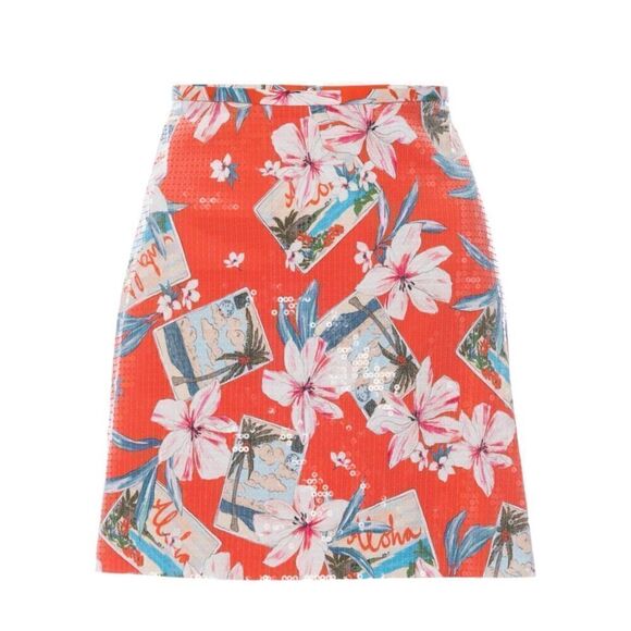 COPY - LE SUPERBE POSTCARD MINI SKIRT- SIZE 4 - Picture 4 of 10